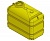 Емкость прямоугольная МП3000 для перевозки воды и др. жидкостей (код МП3000ФК3_2П100) в Ленинск-Кузнецком