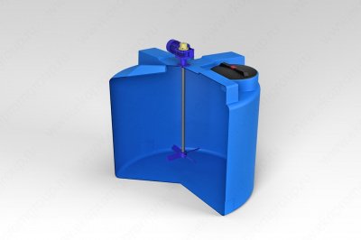 Емкость T 2000 литров с лопастной мешалкой в Ленинск-Кузнецком